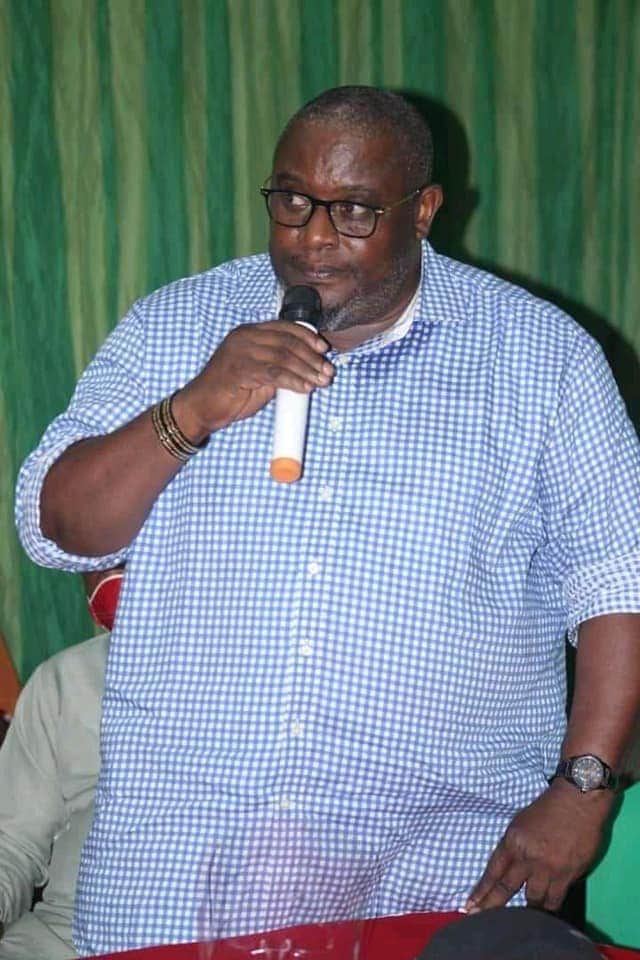 Nsit Ibom Lawmaker, Hon. Ifiok Udoh making a speech at the occasion